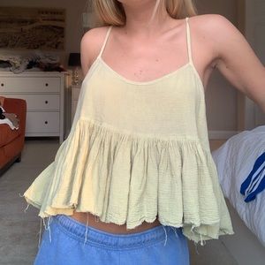 Yellow Urban Outfitters Tank XS